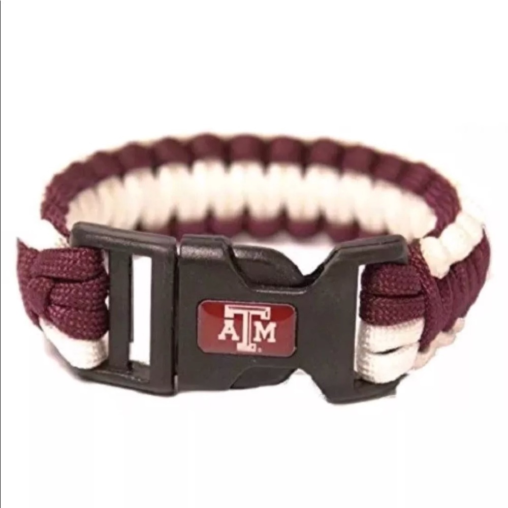 🎉2 for $10🎉 NCAA TX A&M Aggies Survival Bracelet